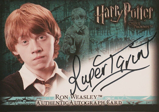 Rupert Grint as Ron Weasley - Front