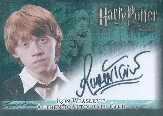Rupert Grint as Ron Weasley - Front