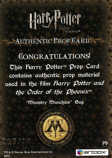 P9 - Ministry Munchies Bag - Back