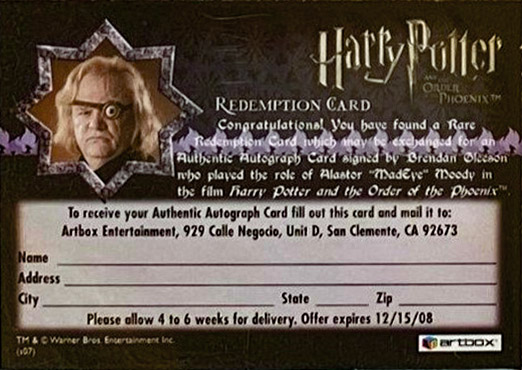 Brendan Gleeson as Mad-Eye Moody - Back